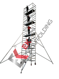 Torre de andaime de alumínio da plataforma móvel de alumínio para altura de trabalho