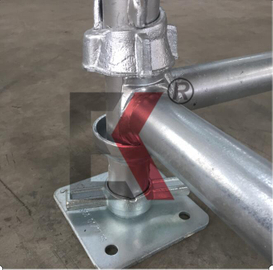 Vertical padrão galvanizado HDG do andaime Cuplock