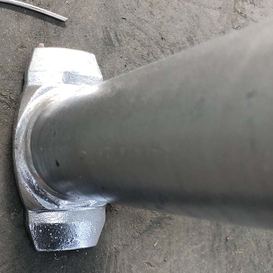 Sistema de suporte para andaimes de ledger galvanizado